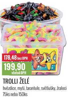 TROLLI ŽELÉ 75ks nebo 150ks