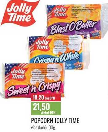 POPCORN JOLLY TIME 100g 