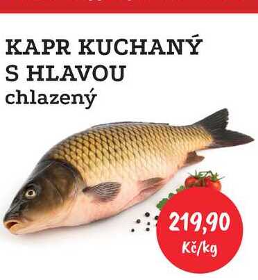 KAPR KUCHANÝ S HLAVOU chlazený 1kg 