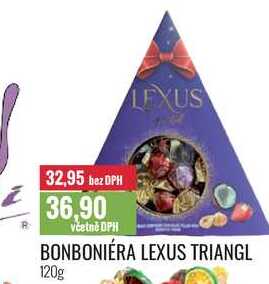 BONBONIÉRA LEXUS TRIANGL 120g 