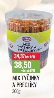 MIX TYČINKY A PRECLÍKY 300g 