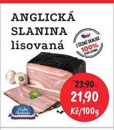 ANGLICKÁ SLANINA lisovaná 100g 
