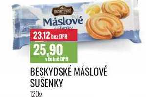 BESKYDSKÉ MÁSLOVÉ SUŠENKY 120g 