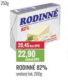 RODINNÉ 82% 200g
