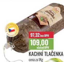 KACHNÍ TLAČENKA cena za 1Kg 