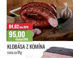 KLOBÁSA Z KOMÍNA cena za 1Kg 