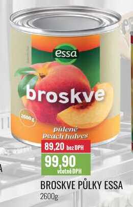 BROSKVE PŮLKY ESSA 2600g 