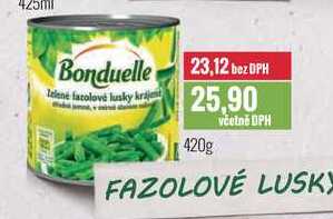 Bonduelle fazolové lusky 420g