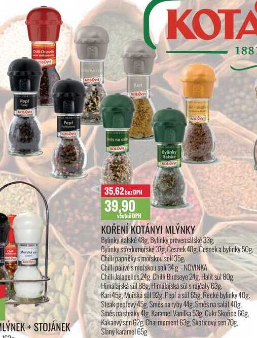 KOŘENÍ KOTÁNYI MLÝNKY