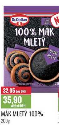 MÁK MLETÝ 100% 200g