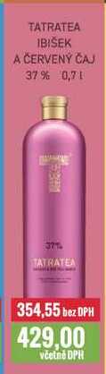 TATRATEA IBIŠEK A ČERVENÝ ČAJ 37% 0,7l