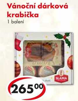 Vánoční dárková krabička