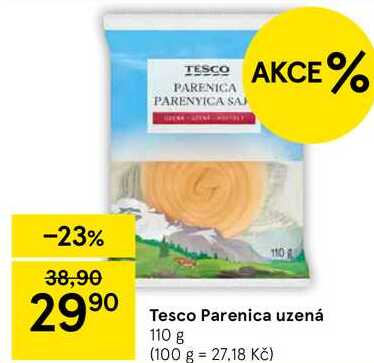 Tesco Parenica uzená, 110 g