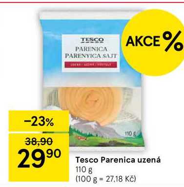Tesco Parenica uzená, 110 g