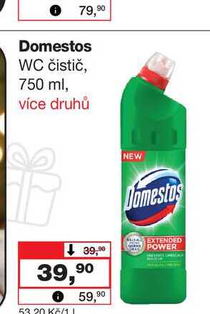Domestos WC čistič, 750 ml