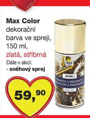 Max Color dekorační barva ve spreji, 150 ml