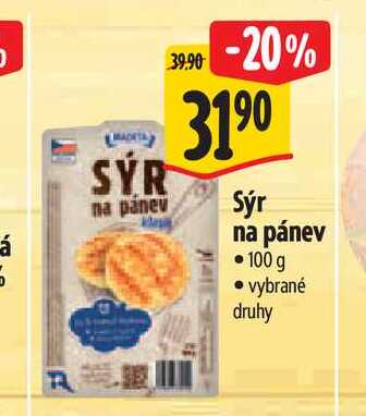 Sýr na pánev 100 g