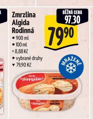 Zmrzlina Algida Rodinná 900 ml