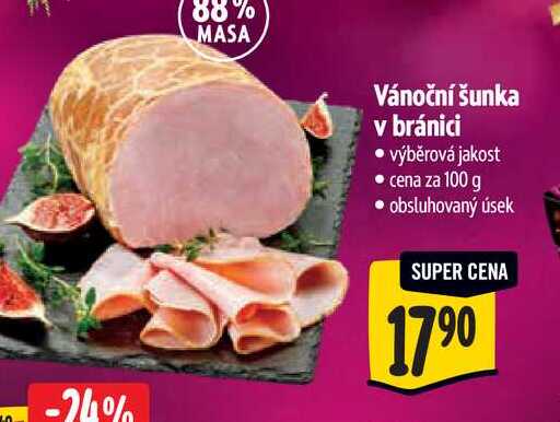 Vánoční šunka v bránici 100 g