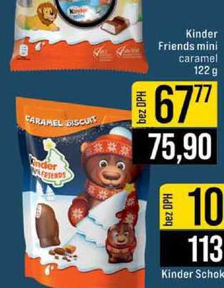 Kinder Friends mini caramel 122 g