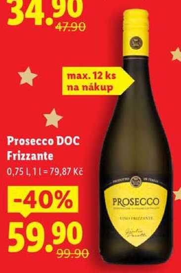 Prosecco DOC Frizzante, 0,75 l