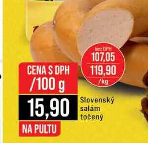 Slovenský salám točený 100g