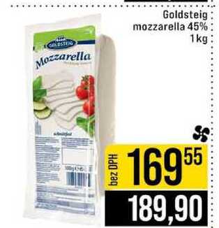 Goldsteig mozzarella 45% 1 kg