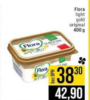 Flora light gold original 400 g  v akci