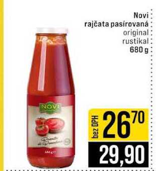 Novi rajčata pasirovaná original rustikal 680 g