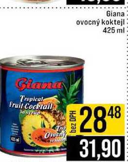 Giana ovocný koktejl 425 ml