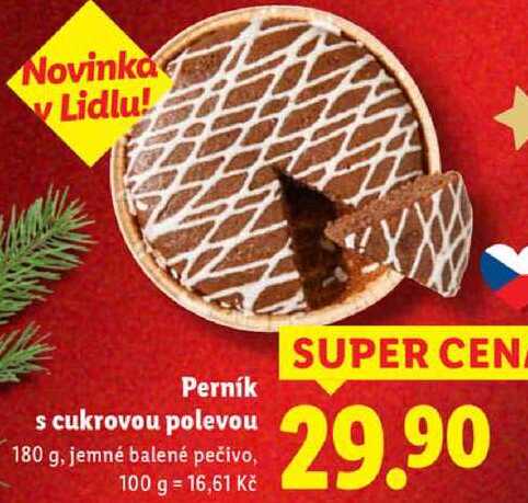 Perník cukrovou polevou, 180 g
