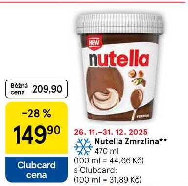 Nutella Zmrzlina, 470 ml