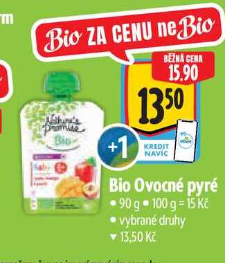 Bio Ovocné pyré 90 g