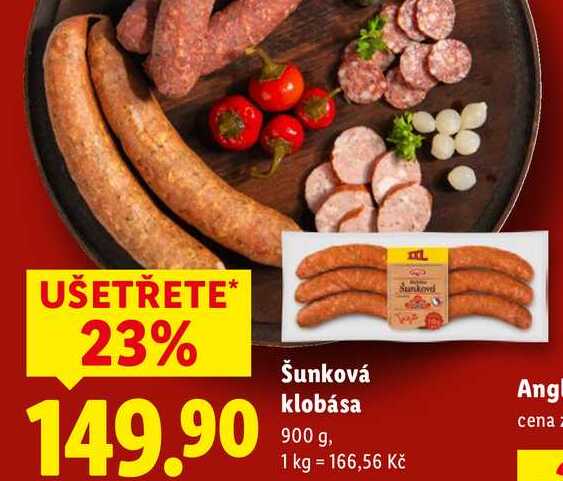 Šunková klobása, 900 g