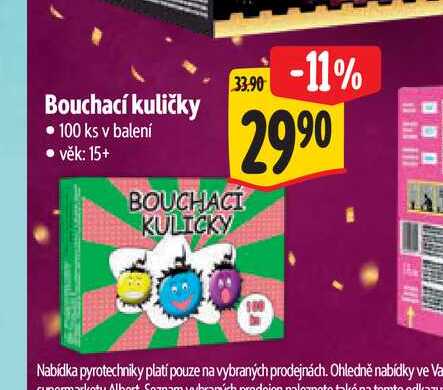 Bouchací kuličky 100 ks