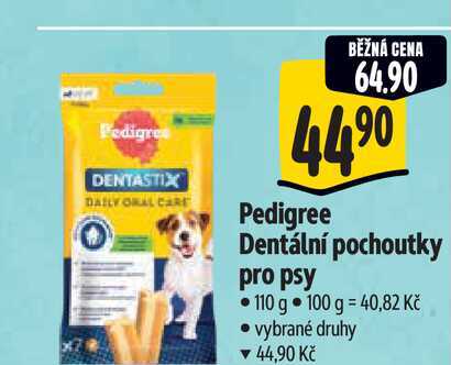   Pedigree Dentální pochoutky pro psy - 110 g 