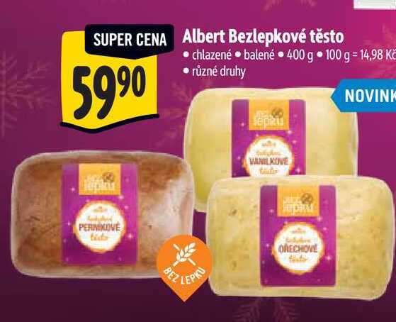 Albert Bezlepkové těsto 400 g