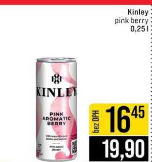 Kinley pink berry 0,25l
