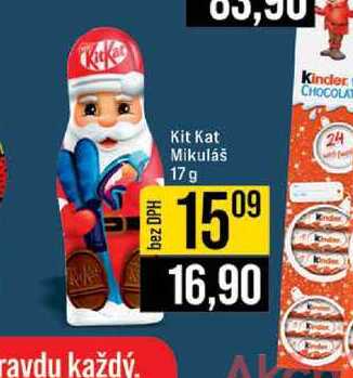 Kit Kat Mikuláš 17g