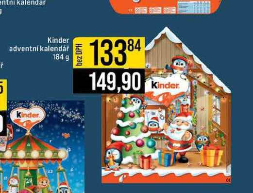 Kinder adventní kalendář 184 g