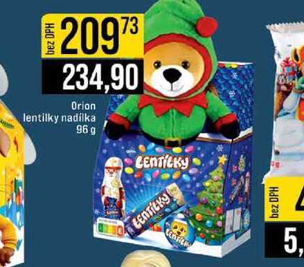 Orion lentilky nadílka 96 g