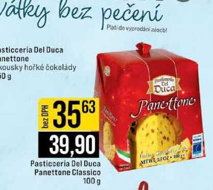 Pasticceria Del Duca Panettone Classico 100 g