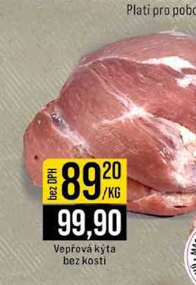 Vepřová kýta bez kosti 1kg