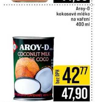 Aray-D kokosové mléko na vaření 400 ml
