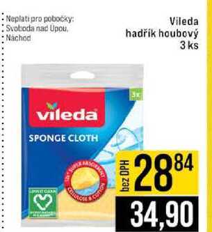 Vileda hadřík houbový 3 ks