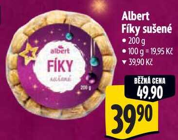 Albert Fíky sušené, 200 g