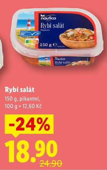 Rybí salát, 150 g