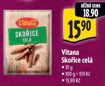 Vitana Skořice celá, 10 g