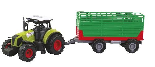 Traktor s přívěsem