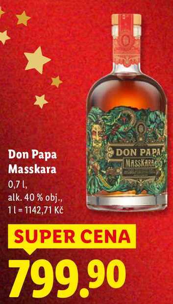 Don Papa Masskara, 0,7 l